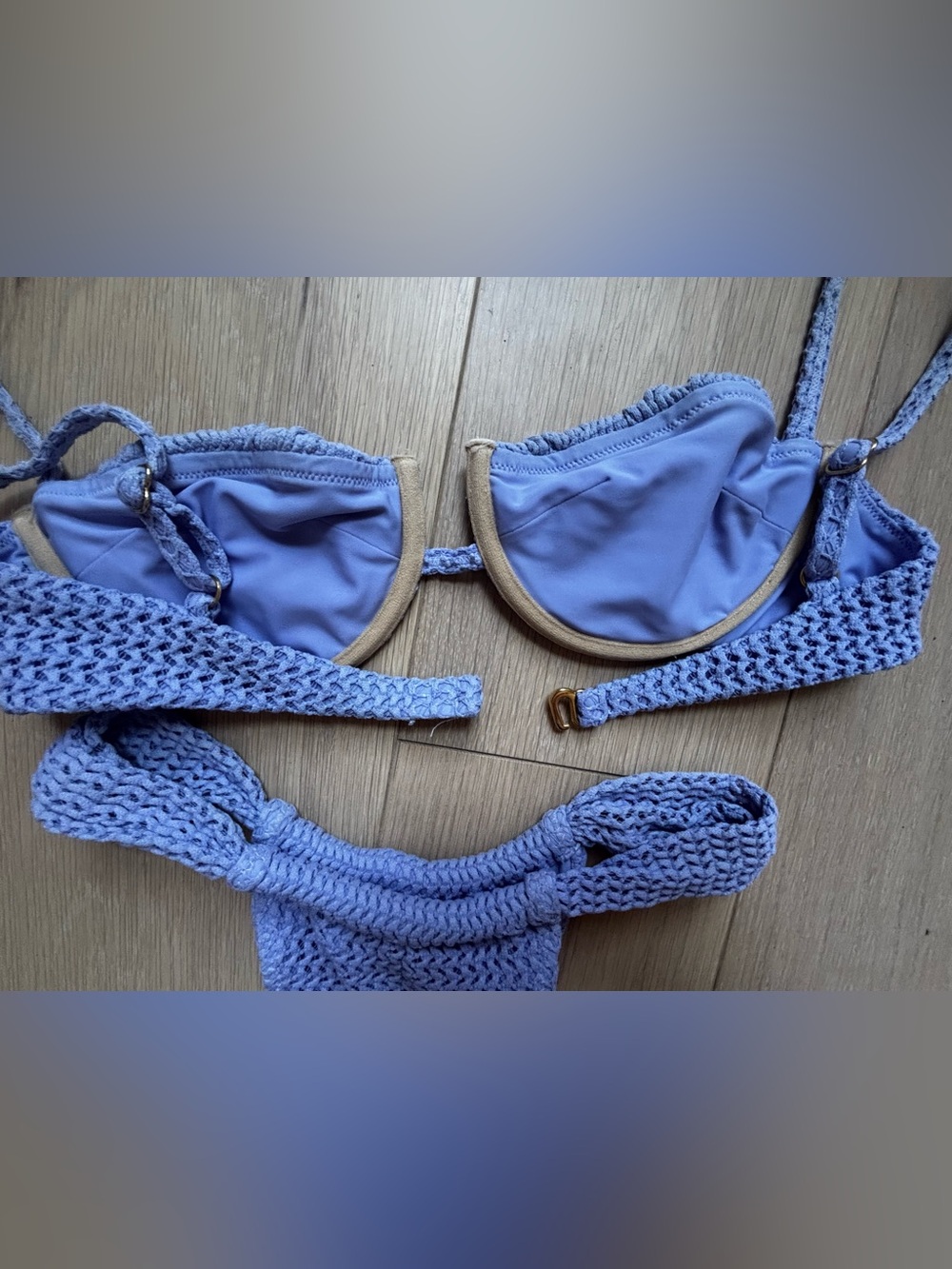 Montce Lavender Crochet Bikini Set - Picture 6 of 7